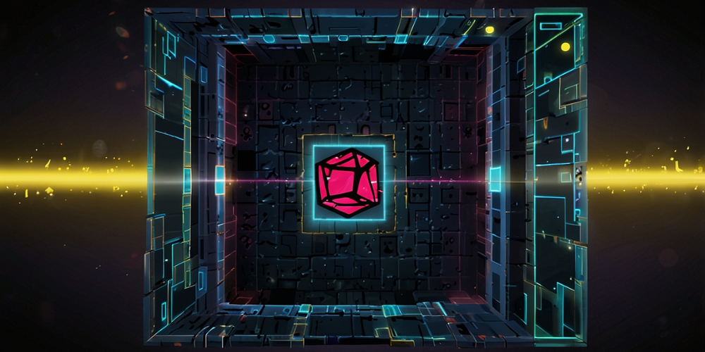 The Cube in Geometry Dash art